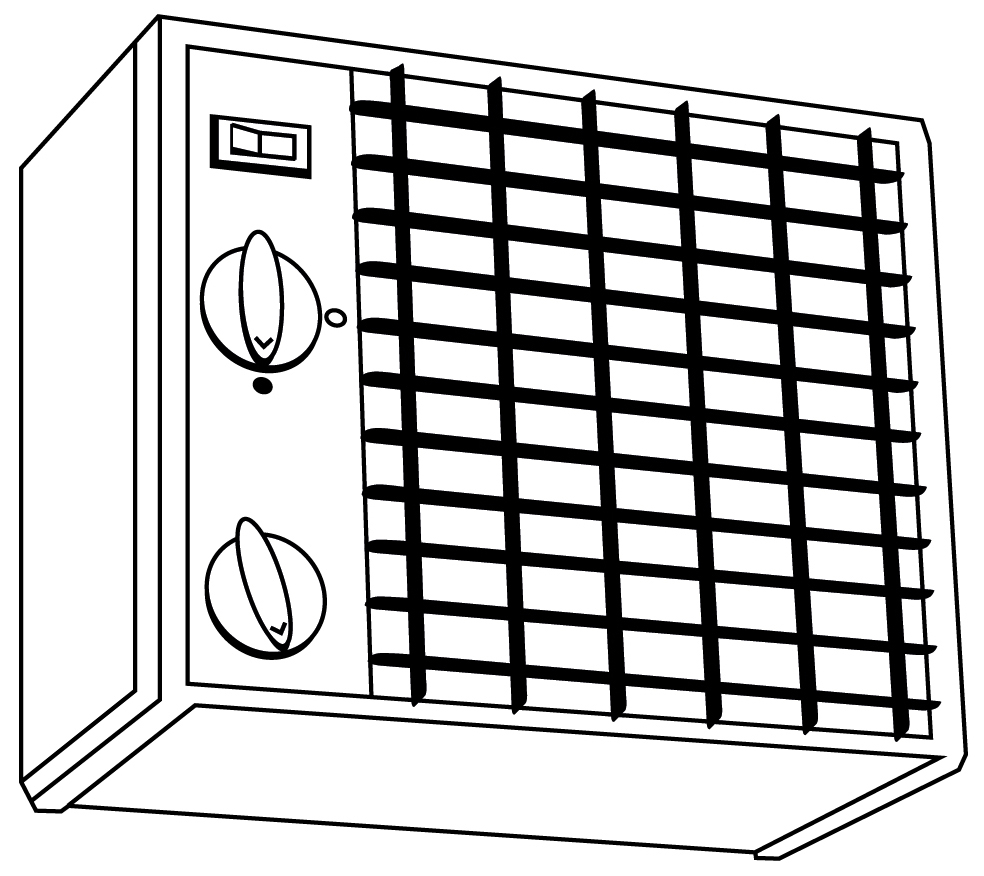 FLADAFI Industrieheizlüfter 3 KW für Thermocontainer IC Pro | IC Pro Kombi