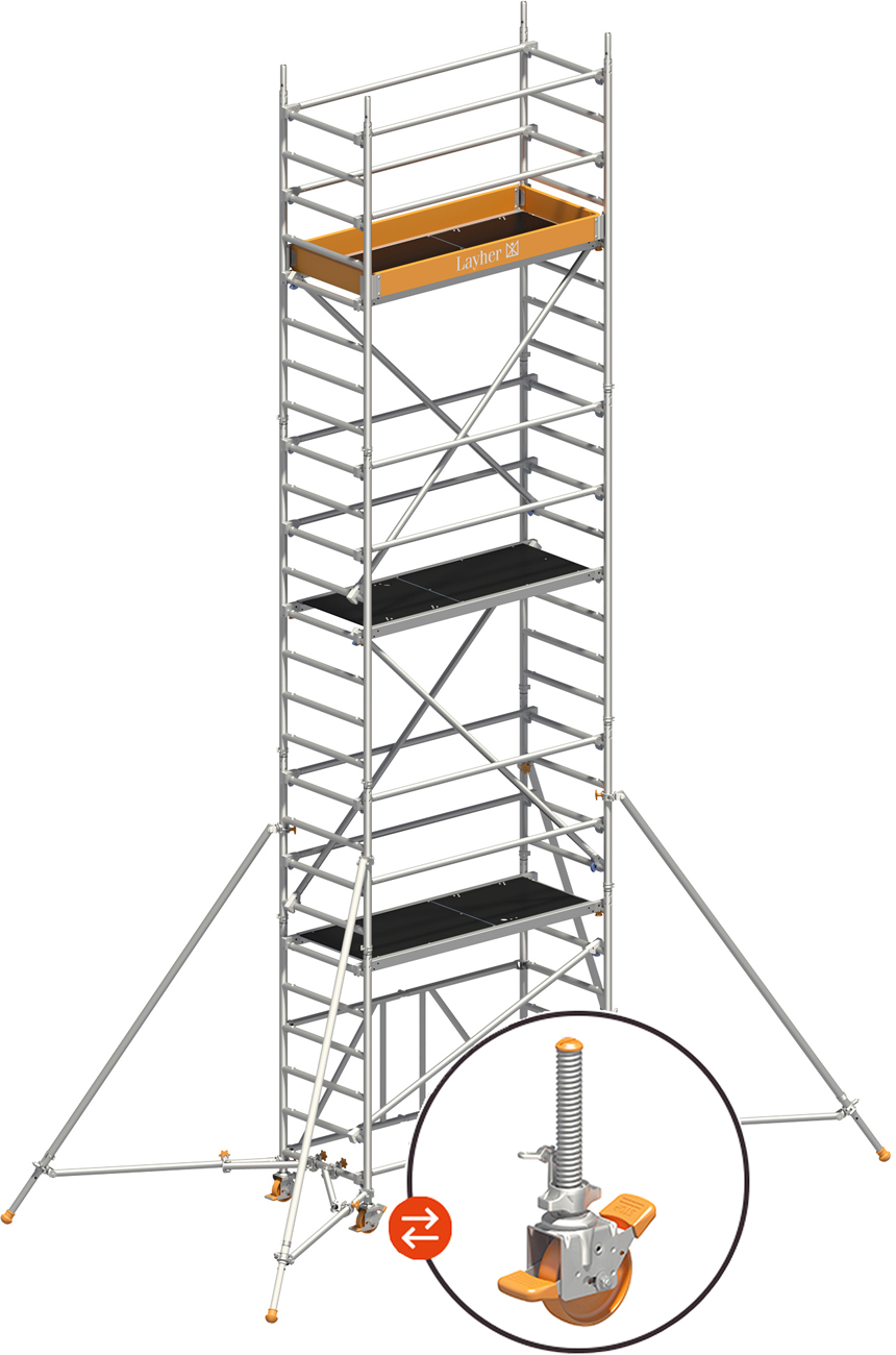 Rollgerüst Layher Zifa P2 hawego 1406236 - AH 7,80 m