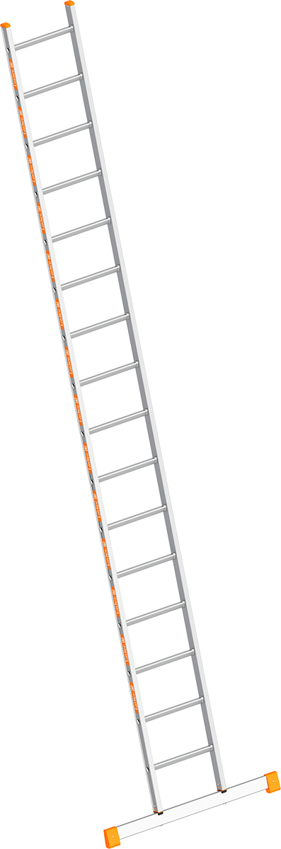 Layher Anlegeleiter Alu 16 Sprossen