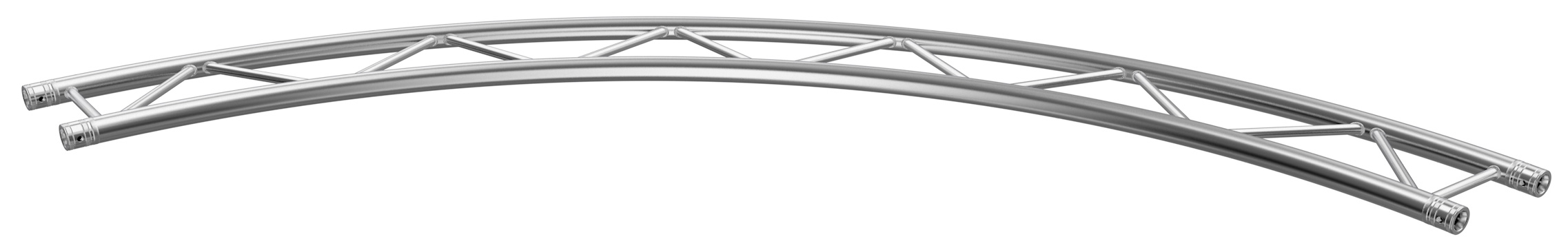 Global Truss Traverse F32 Kreisstück für Ø 4,0 m 90° H 2-Punkt Traverse horizontal aus Aluminium (GT-F32R20-90H) Bild-01