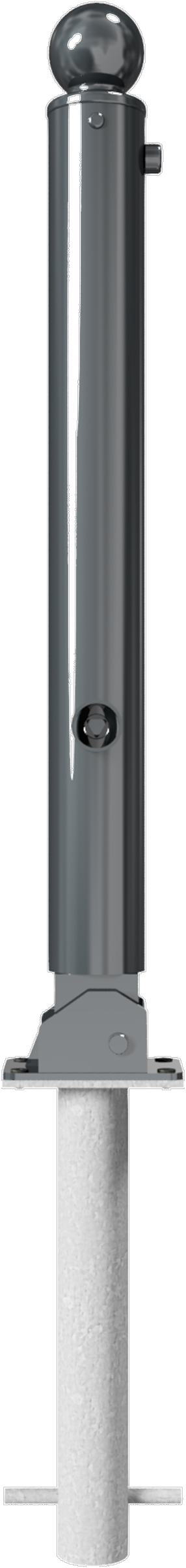 Schake Stilpoller 484 UED Ø 82 mm mattschwarz