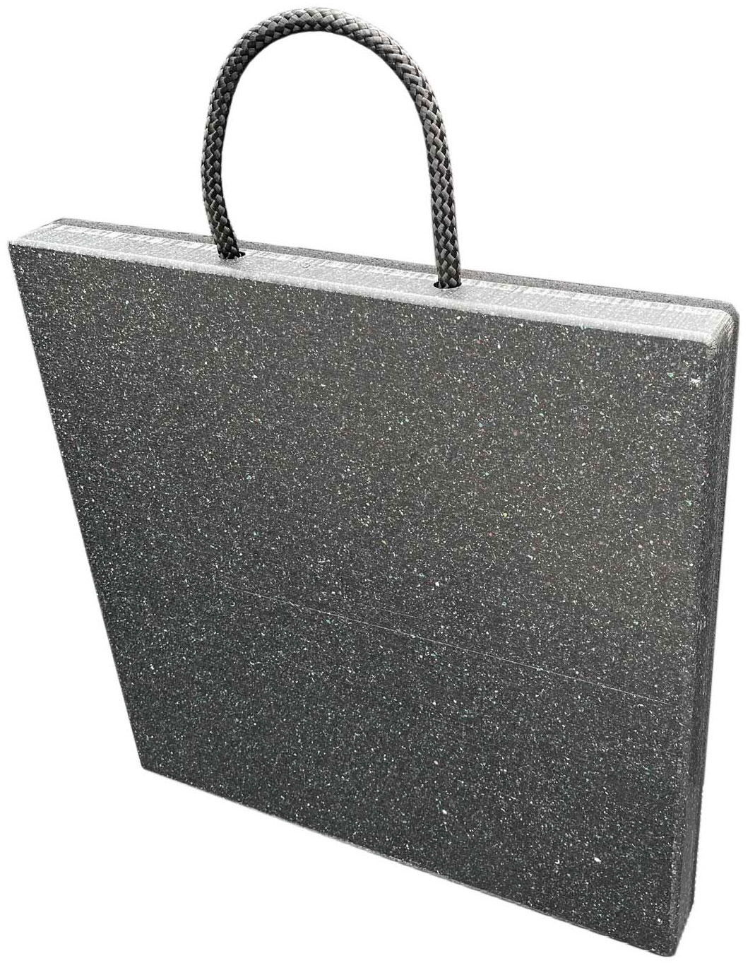 hawego Abstützplatte Anti-Rutsch 300 x 300 x 30 mm Unterlegplatte belastbar bis 4t - rutschhemmende Lastverteilungsplatte mit gummierter Unterseite (HW-ASP-300-300-30-AR5) Bild-01