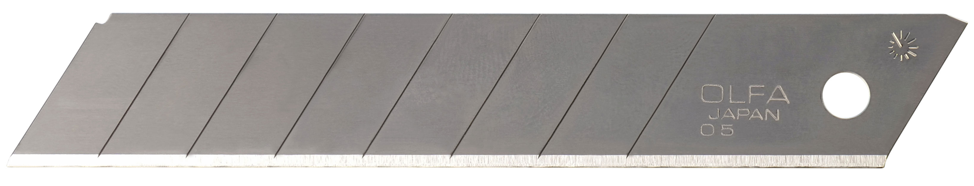 OLFA Klinge LBB-50 - 18 mm VPE 50 Messerklingen Stahl 0,5 mm mit Sollbruchstellen | Excel Black ultrascharf - 50 Cutterklingen (FL-C0000115303) Bild-01