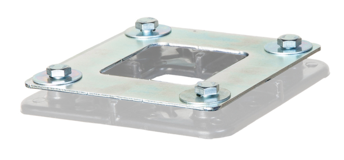 LuxTek Fahrplatten Deckelblech für 4-fach Schraubverbinder