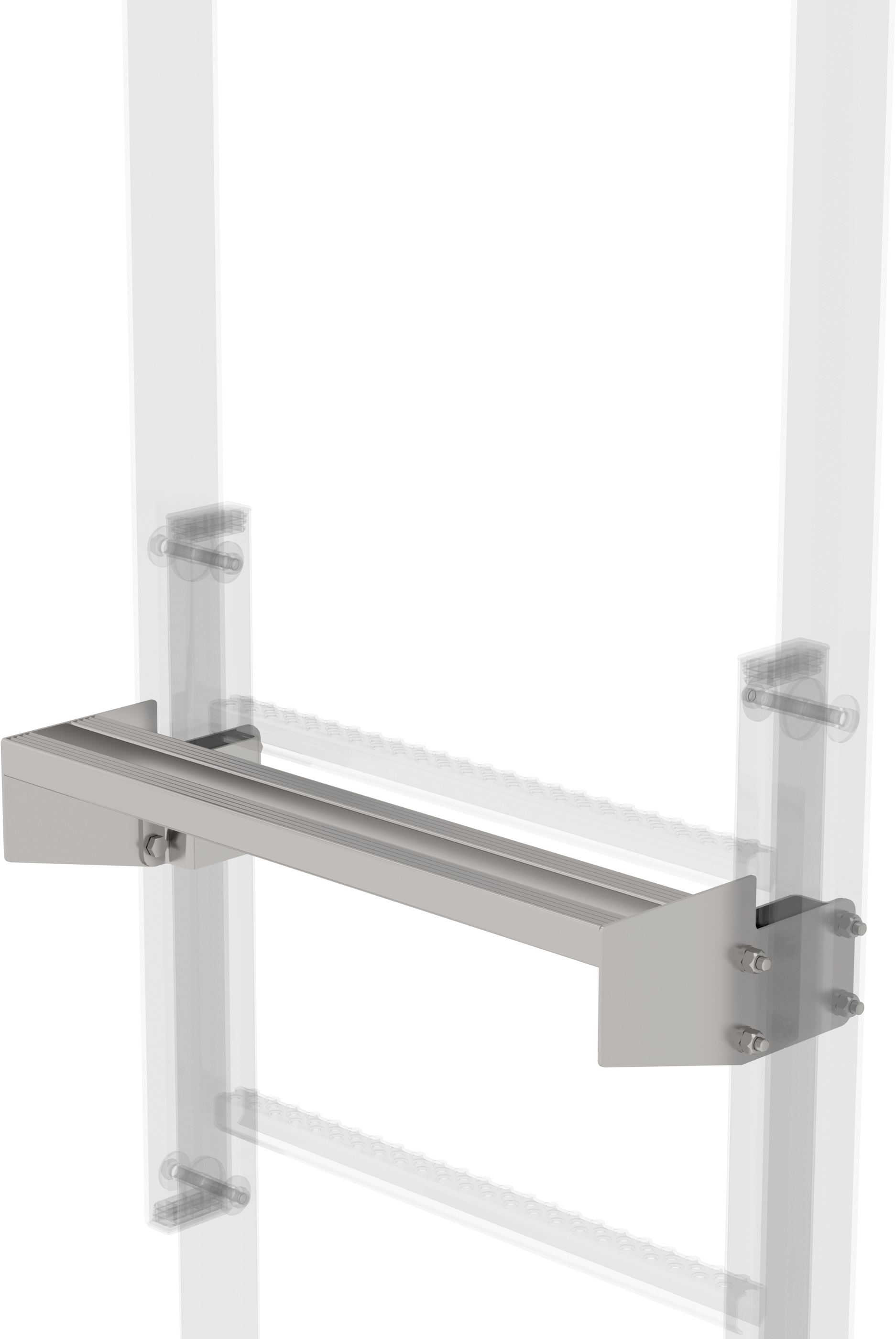 Günzburger Ausstiegstritt Edelstahl - 150 mm