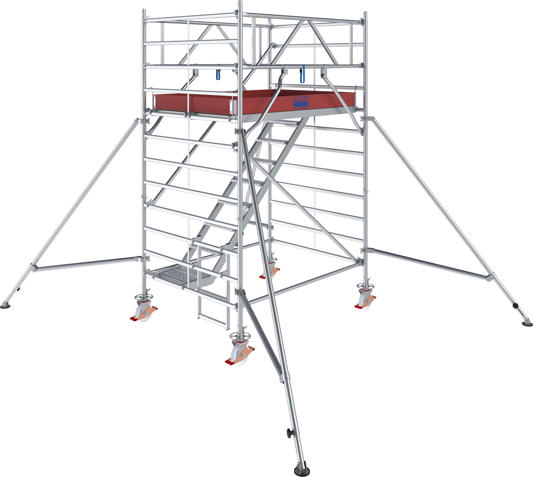 Fahrgerüst Krause Treppengerüst Stabilo Serie 5500 - 1,50x2,00m - AH 4,30m