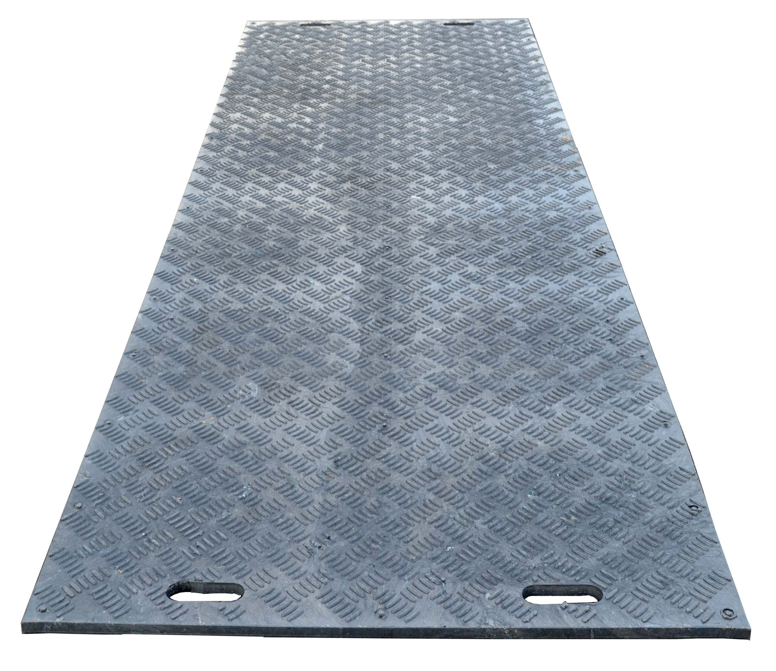 LuxTek Bodenschutzplatte Proflex 3000 x 1000 x 20 mm Fahrplatte belastbar bis 50,0 t - Schutzplatte Kunststoff beidseitige Struktur (LU-RPS3000100020) Bild-01