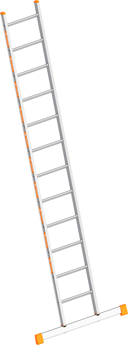 Layher Anlegeleiter Alu 12 Sprossen