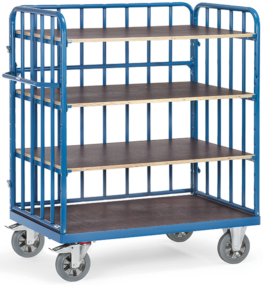 Fetra Schwerlast-Etagenwagen VR mit vier Böden 1200 x 800 mm