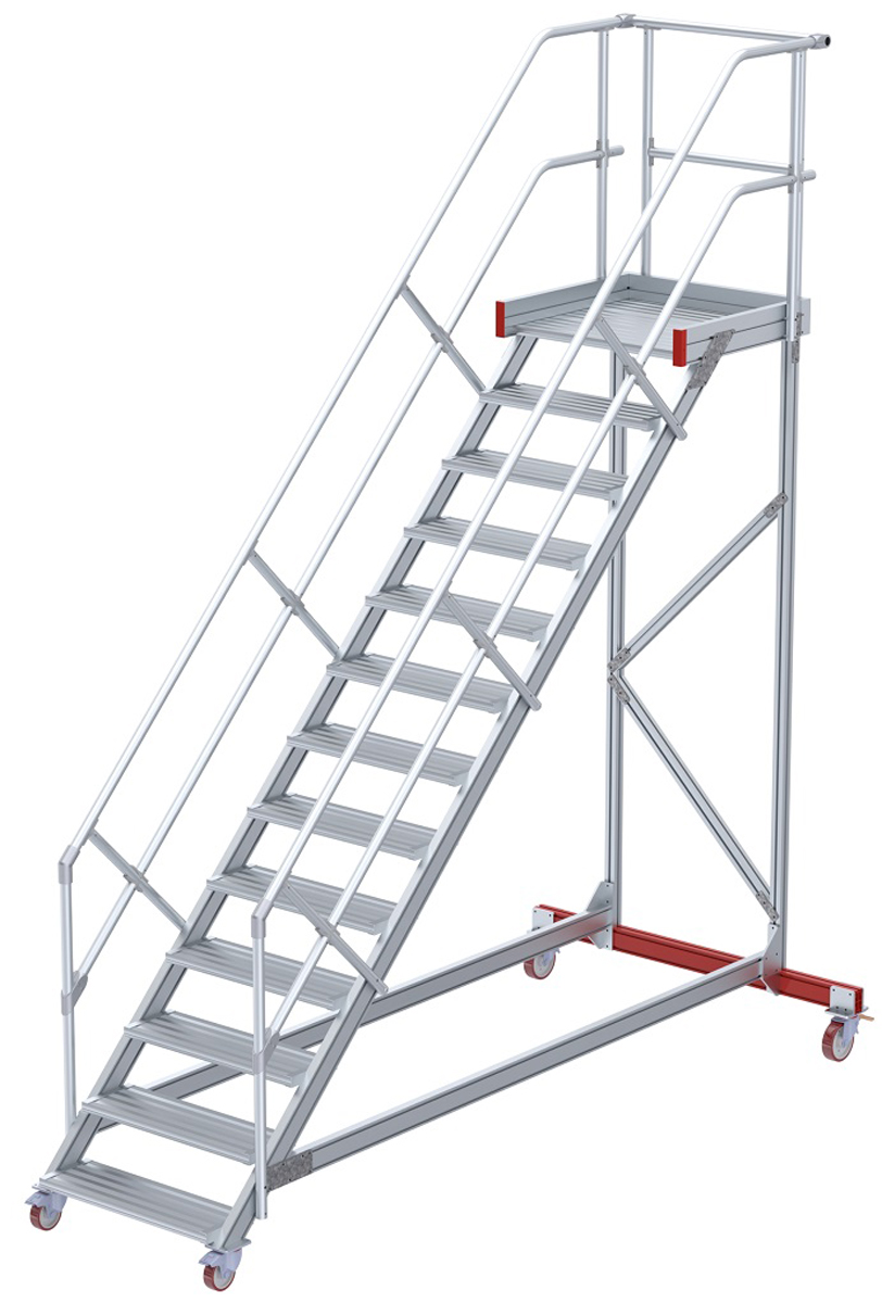 euroline Wartungsbühne 45° 13 Stufen - 600 mm