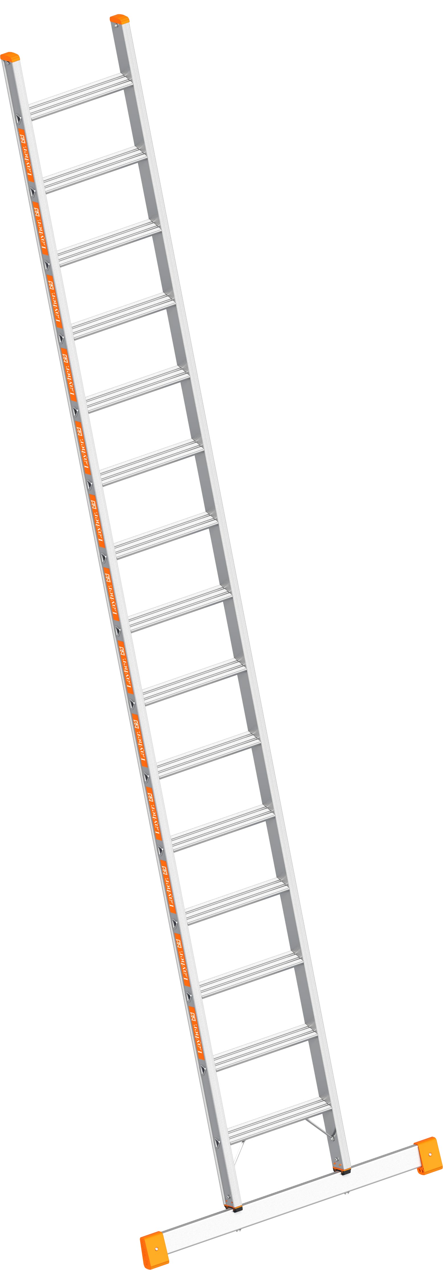 Layher Anlegeleiter Alu 15 Stufen