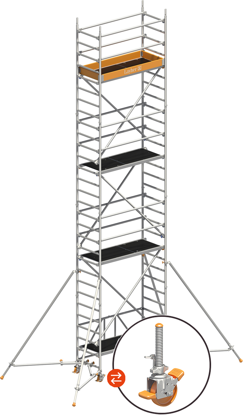 Rollgerüst Layher Zifa P2 hawego 1406237 - AH 8,80 m