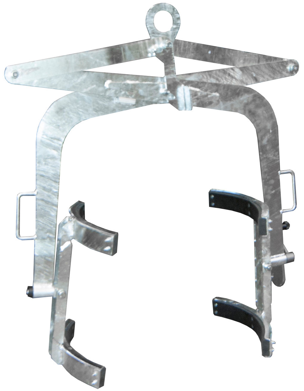 Bauer Fasswendezange FWZ-200 - verzinkt Fasszange für Krane - 1 Fass 200 Liter - Kranzange Stahl verzinkt (BA-4463-17-0000-7) Bild-01