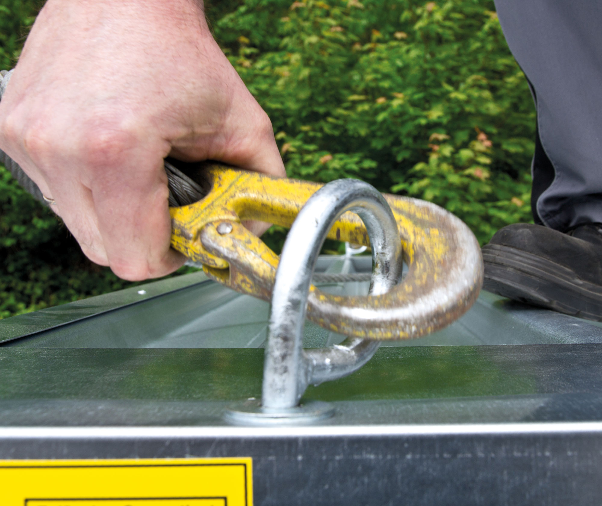 FLADAFI Kranverladevorrichtung für Thermocontainer IC Pro Zum Versetzen des beladenen Containers - nur in Verbindung mit einem FLADAFI-Container bestellbar (SB-C-F2166) Bild-01