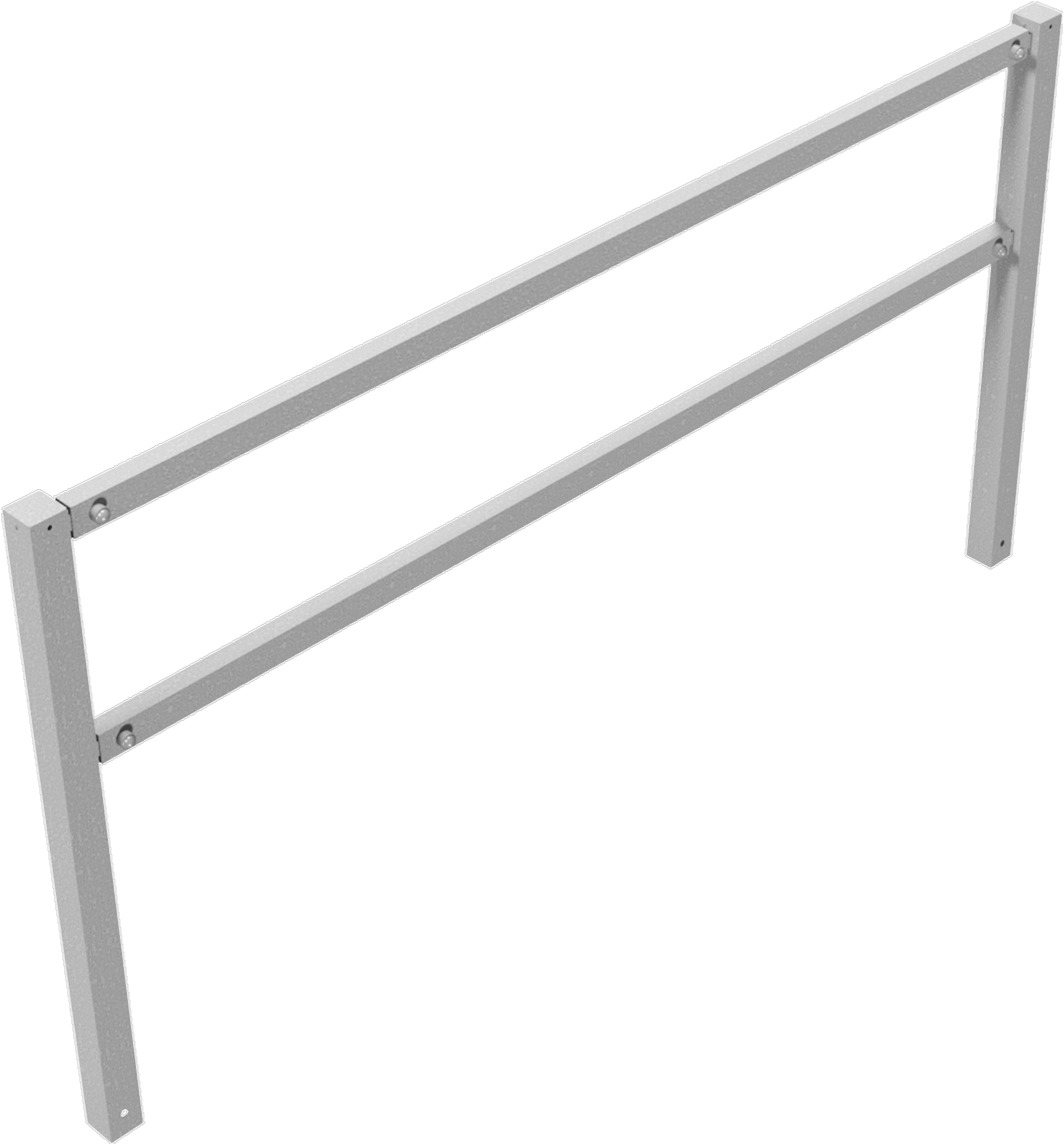 Schake Wegesperre Stahl schraubbar mit Knieholm OE 70 x 70 mm verzinkt - 2500 x 1200 mm