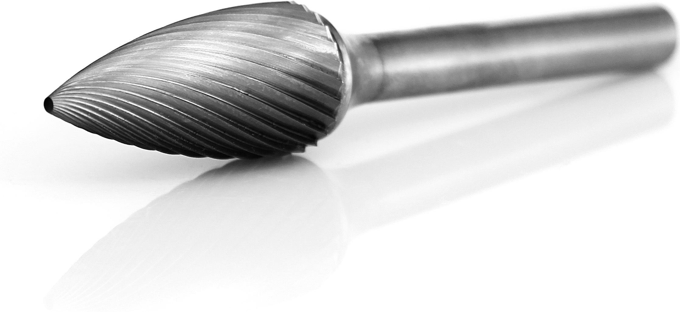 procut Hartmetallfrässtift -lange Ausführung- Geschossform SPG G61020-2-170 mm Schaft-∅ 6 mm - Kopf-∅ 10 mm - Standardverzahnung (PC-G61020-2-170-mm) Bild-01