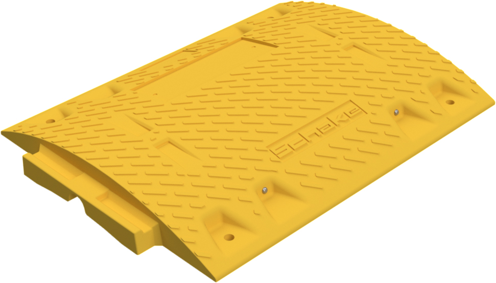 Schake Bodenschwelle Mittelstück gelb 50 mm