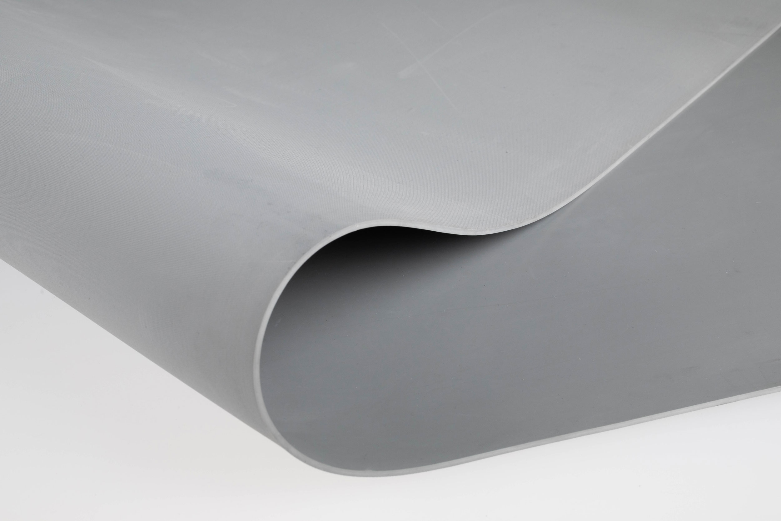 Miltex Arbeitsplatzmatte Yoga Flat Iso grau - 1000 mm Breite je lfm