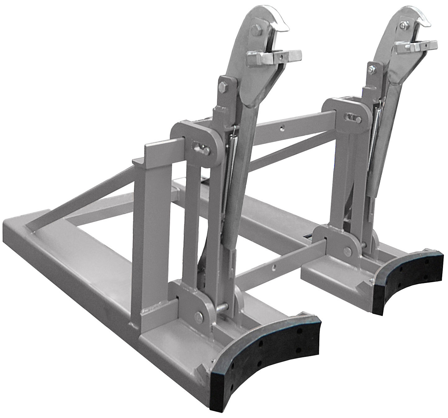Bauer Fasslifter RS-II|91 - RAL 7005 Transporthilfe für 2 Fässer 200 Liter - breite Auflage - Fassheber mausgrau pulverbeschichtet (BA-4408-25-0000-5) Bild-01