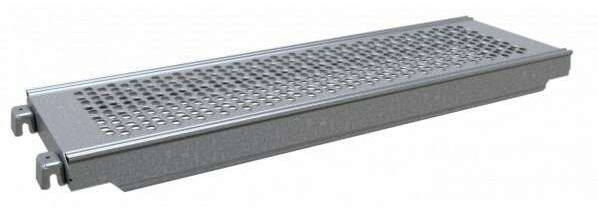 Schake Stahl-Gerüstbohle 1,00 x 0,32 m Stahlboden 32 cm breit für Steigtritt und Faltgerüstbock - verschiedene Längen (SK-103210) Bild-01