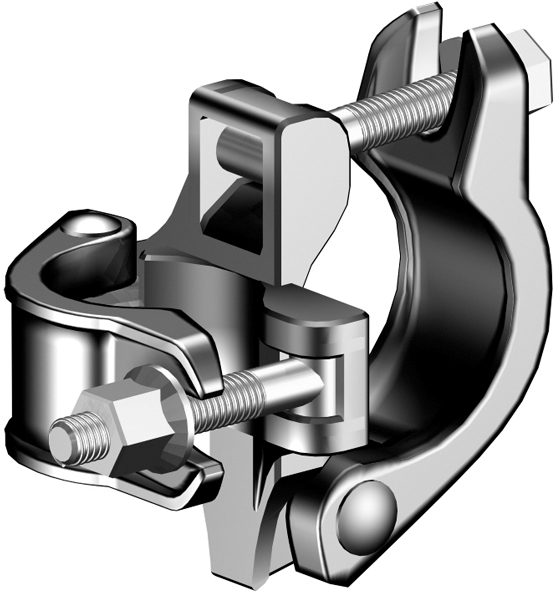 Layher Reduzier-Normalkupplung Ø 60,3 | 48,3 mm SW 22