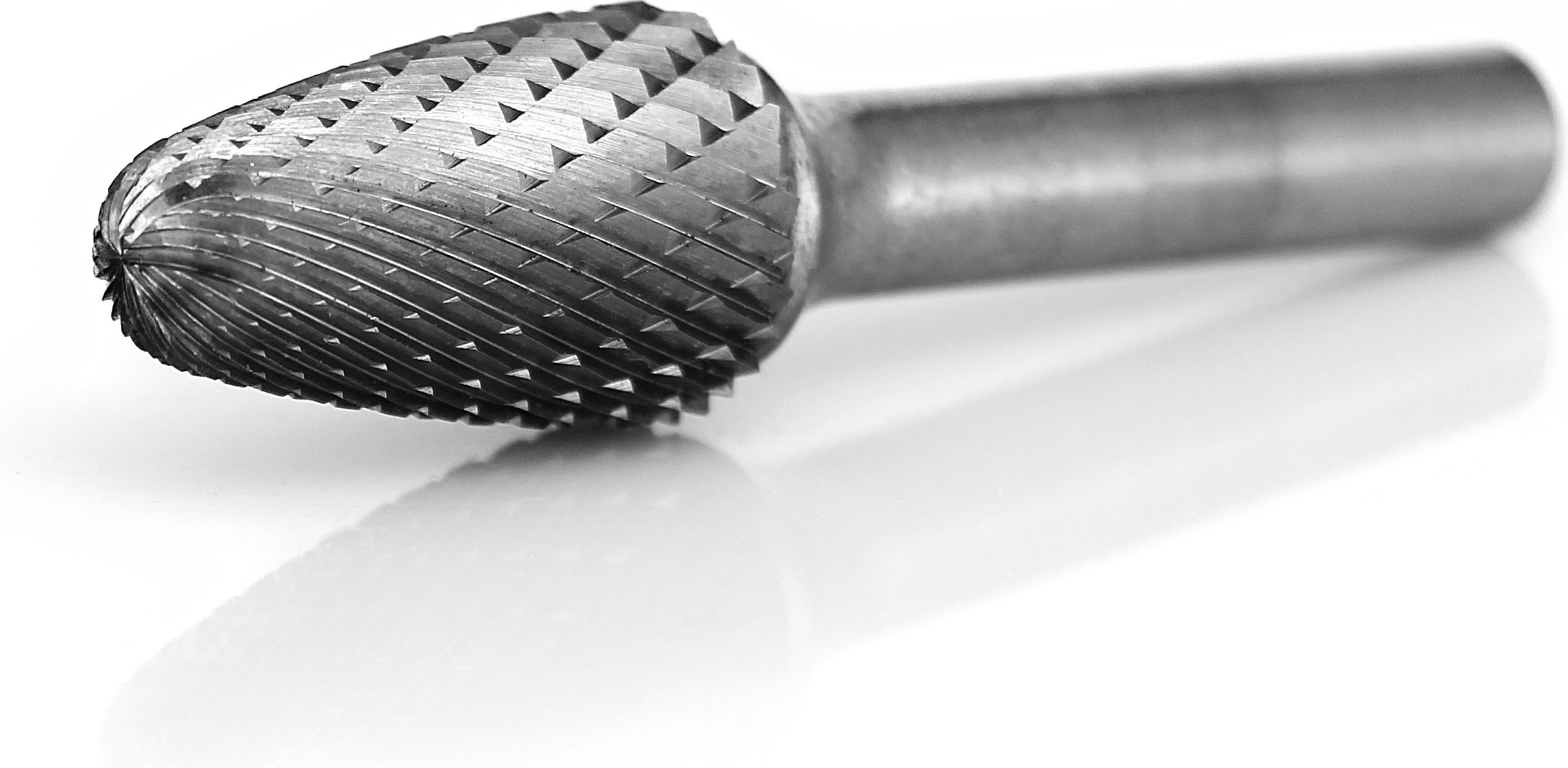 procut Hartmetallfrässtift Rundbogenform RBF F81525-6 Schaft-∅ 8 mm - Kopf-∅ 15 mm - Kreuzverzahnung (PC-F81525-6) Bild-01