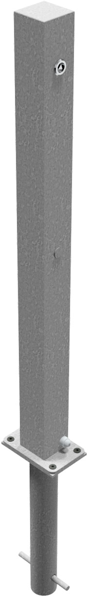 Schake Absperrpfosten UE8Do 70 x 70 mm verzinkt