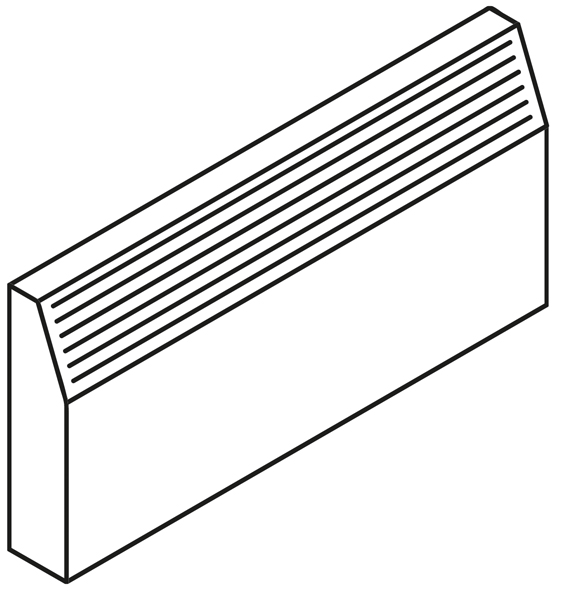 FLADAFI Elektro-Wandheizer 2 KW für Container IC Pro | IC Pro Kombi | Mehrzweckbox MZB | Toilettenbo
