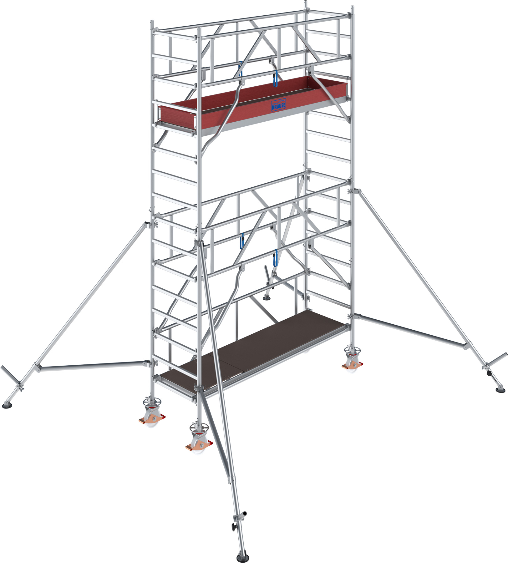 Rollgerüst Krause Stabilo Serie 1000 - 0,75x2,50m - AH 5,30m