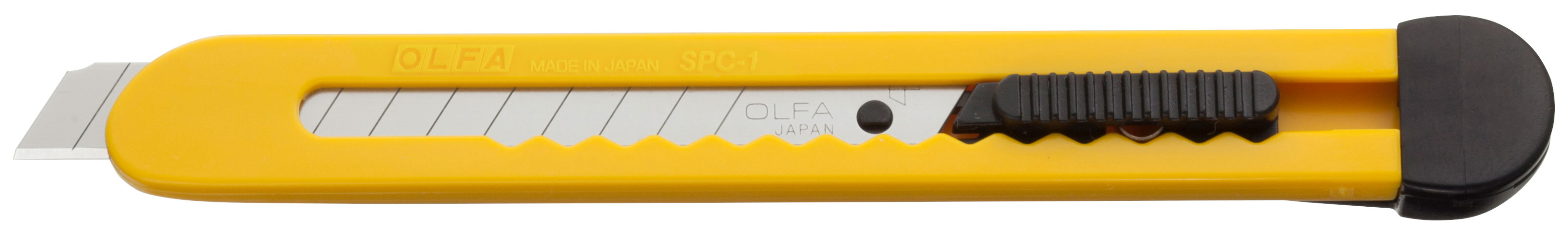 OLFA Cuttermesser Industrie SPC-1|40 - 9 mm - VPE 40 5 Stück Teppichmesser Kunststoff schlagfest | Feststellraster - Serie AB | ABB (FL-C0000200901) Bild-01