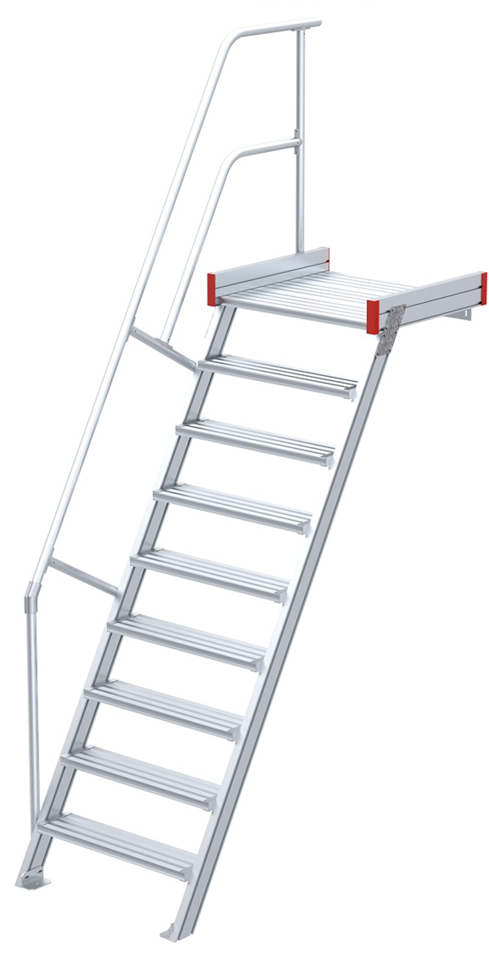 euroline Podesttreppe 60° 9 Stufen - 600 mm