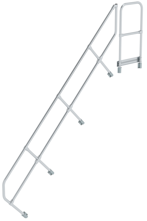 Günzburger Treppen- | Podestgeländer Podesttreppe 45° 11 Stufen