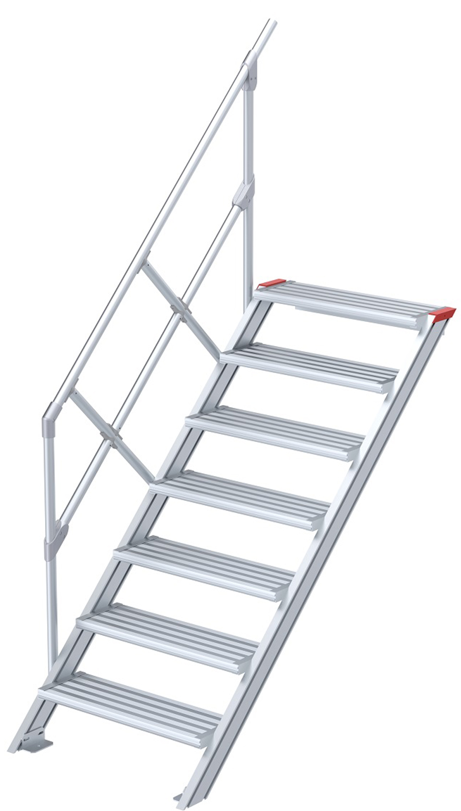 euroline Alu-Treppe 45° 7 Stufen - 1000 mm