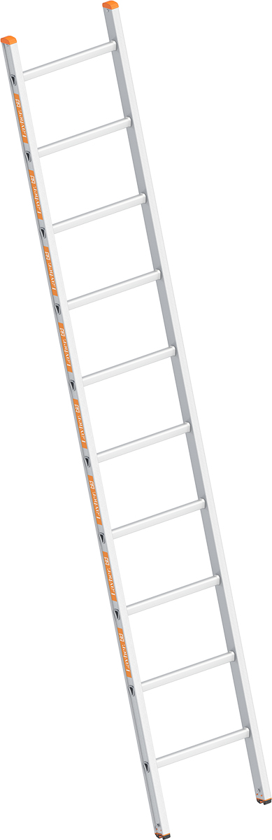 Layher Anlegeleiter Alu 10 Sprossen