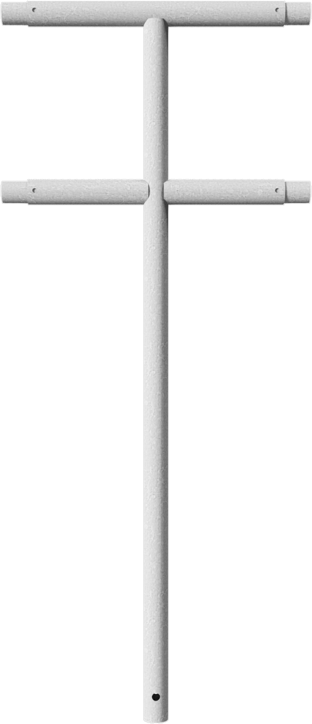 Schake Schutzgeländer Stahl Mittelpfosten OE Ø 48 mm verzinkt