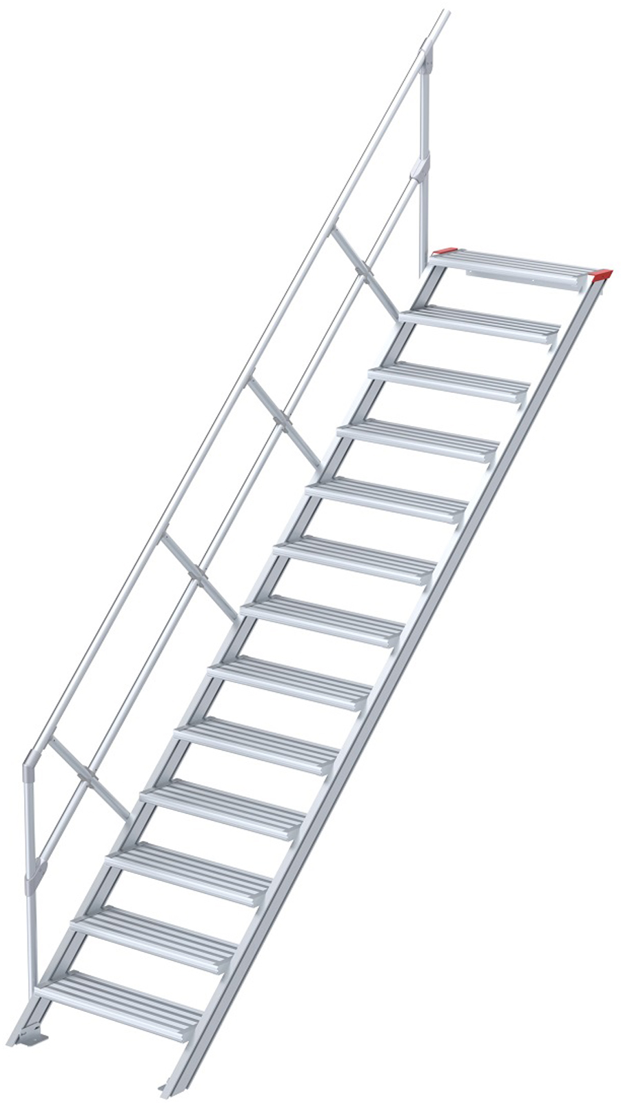 euroline Alu-Treppe 45° 13 Stufen - 600 mm