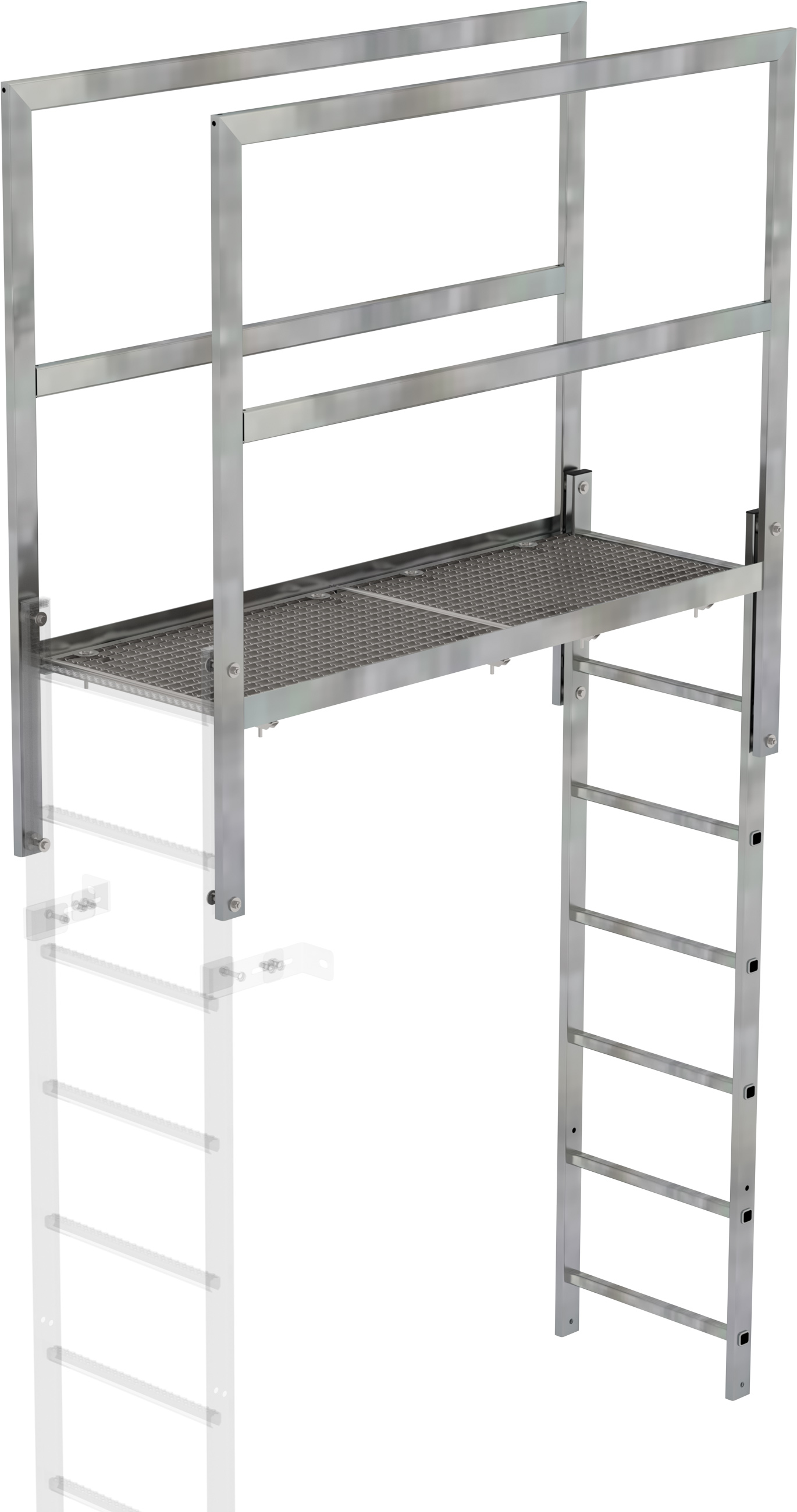 Günzburger Attika-Überstieg Stahl - 1600 mm