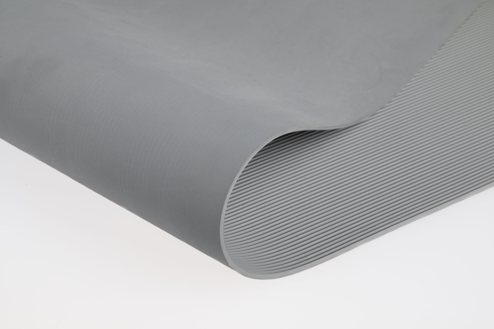 Miltex Arbeitsplatzmatte Yoga Line Iso grau - 1000 mm Breite je lfm