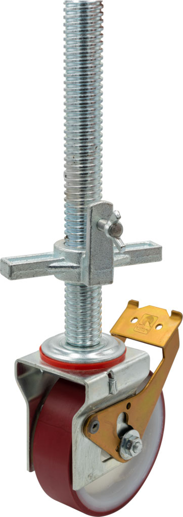 Krause Rollgerüst Fahrrolle höhenverstellbar gummiert Ø 150 mm