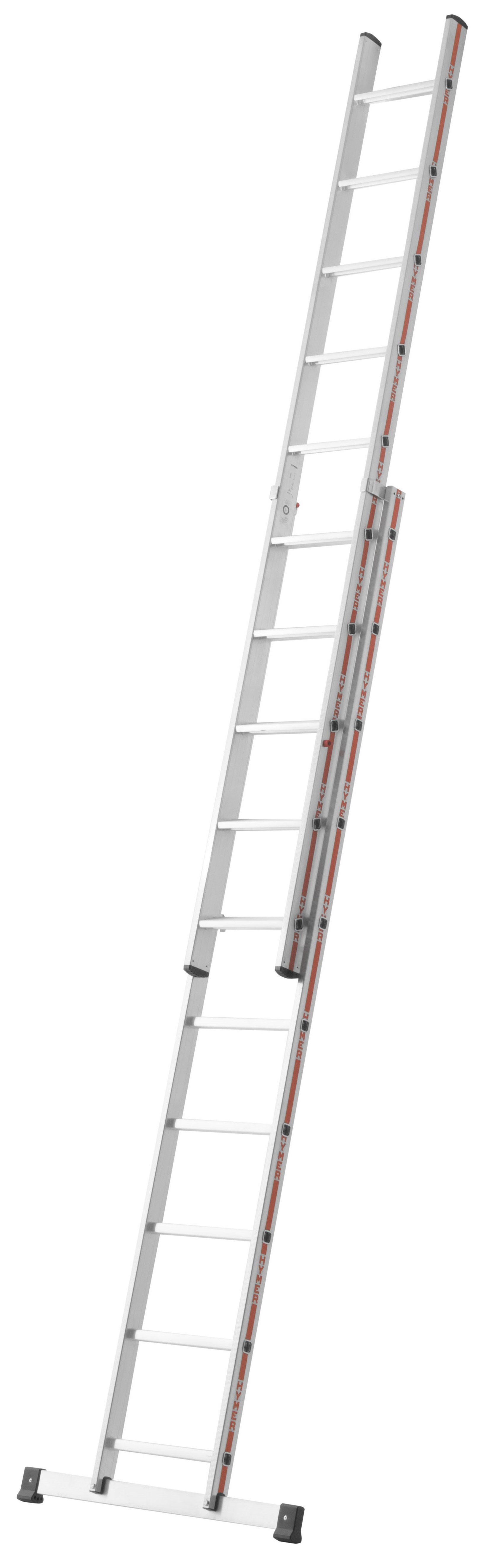 Hymer Schiebeleiter Alu 2x10 Stufen-Sprossenkombination  (HY-484620) Bild-03
