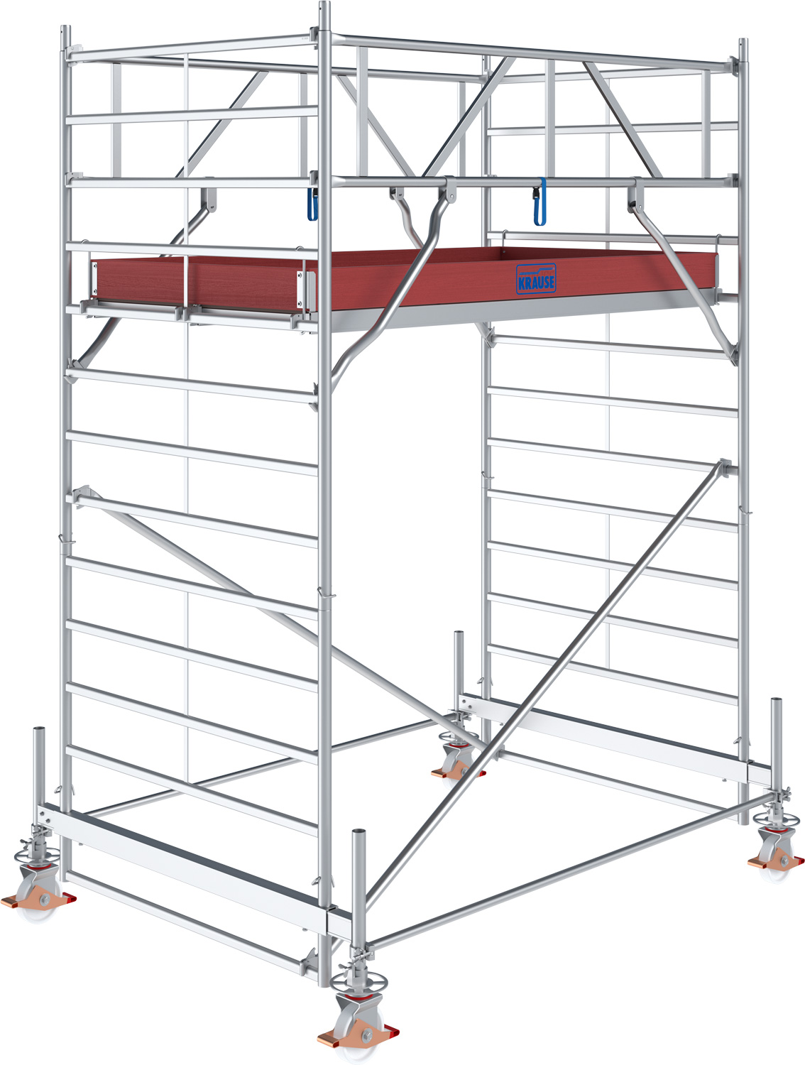 Rollgerüst Krause Stabilo Serie 500 - 1,50x2,50m - AH 4,50m