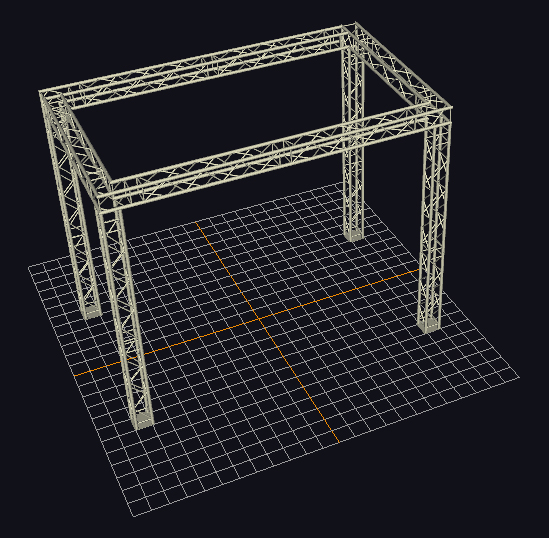 Global Truss Traversensystem F34 - Traversenkäfig 5 x 3 m