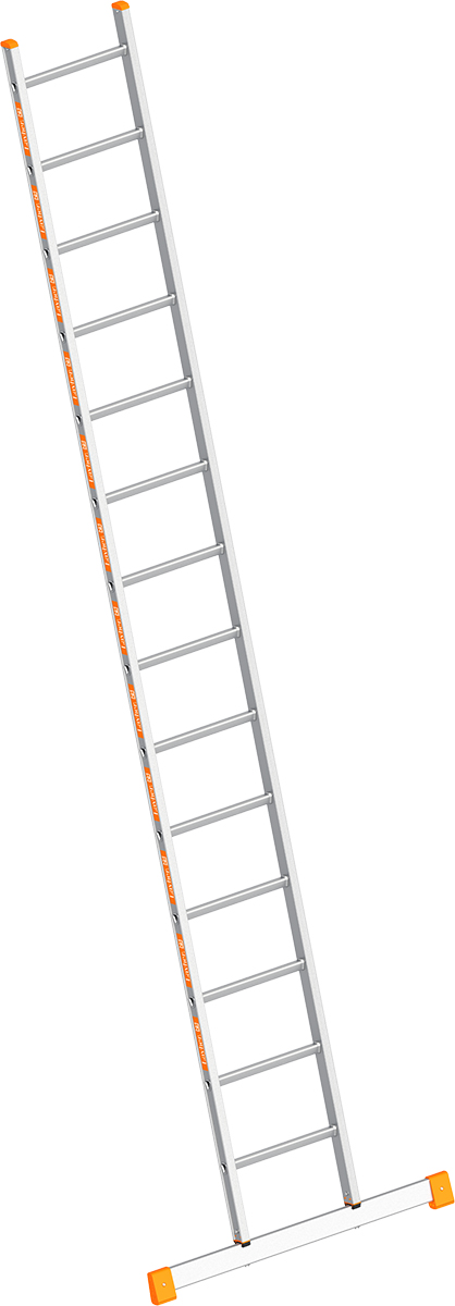 Layher Anlegeleiter Alu 14 Sprossen