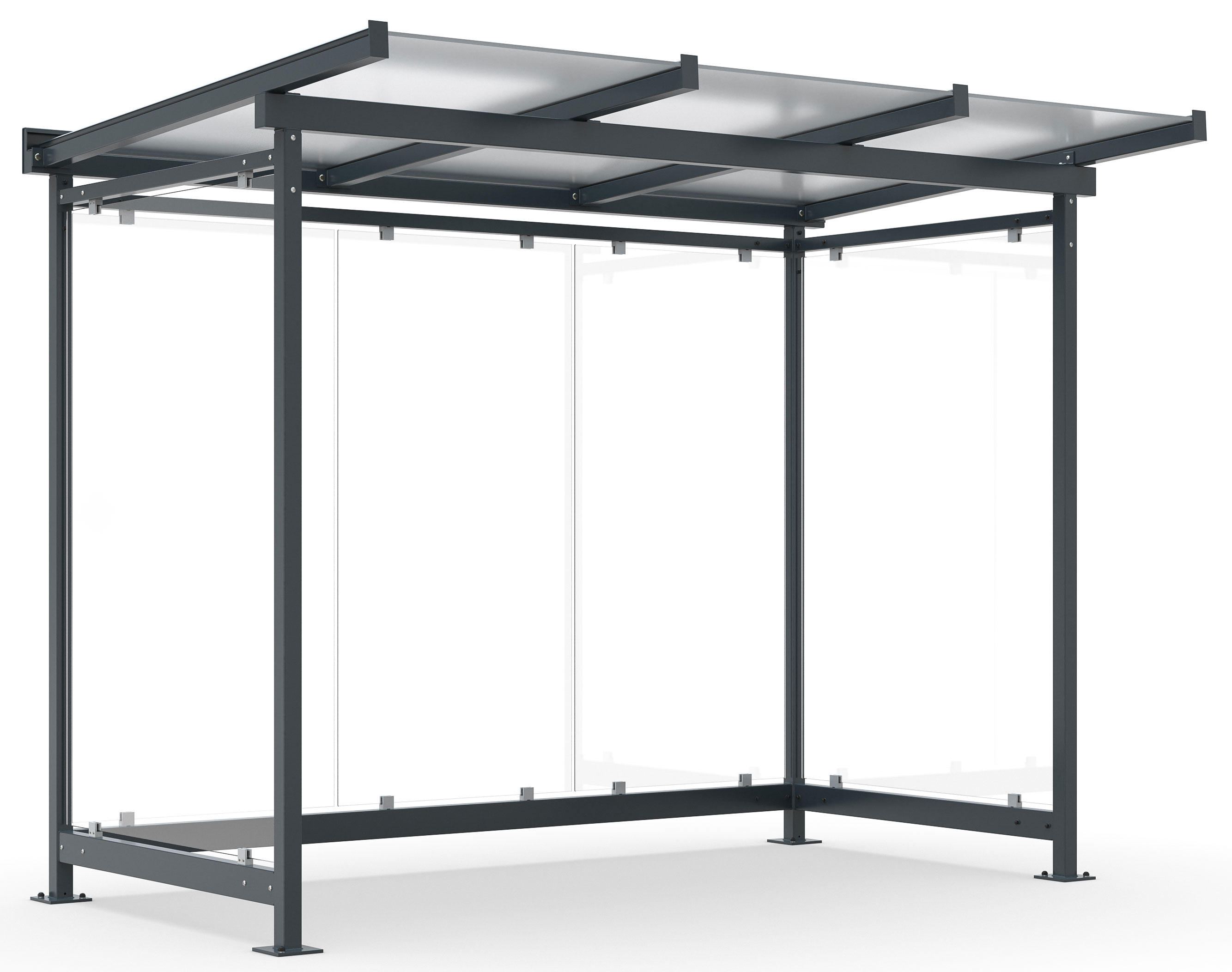 WSM Überdachung Dresden - D3 a|a Bausatz - RAL 7016  (WSM-102100410) Bild-06