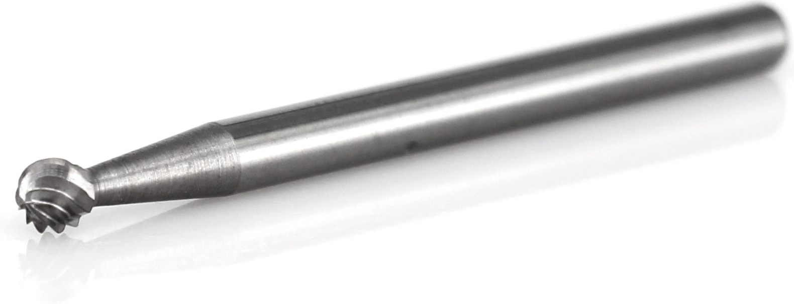 procut Hartmetallfrässtift Kugelform KUD D30303-2 Schaft-∅ 3 mm - Kopf-∅ 3 mm - Standardverzahnung (PC-D30303-2) Bild-01