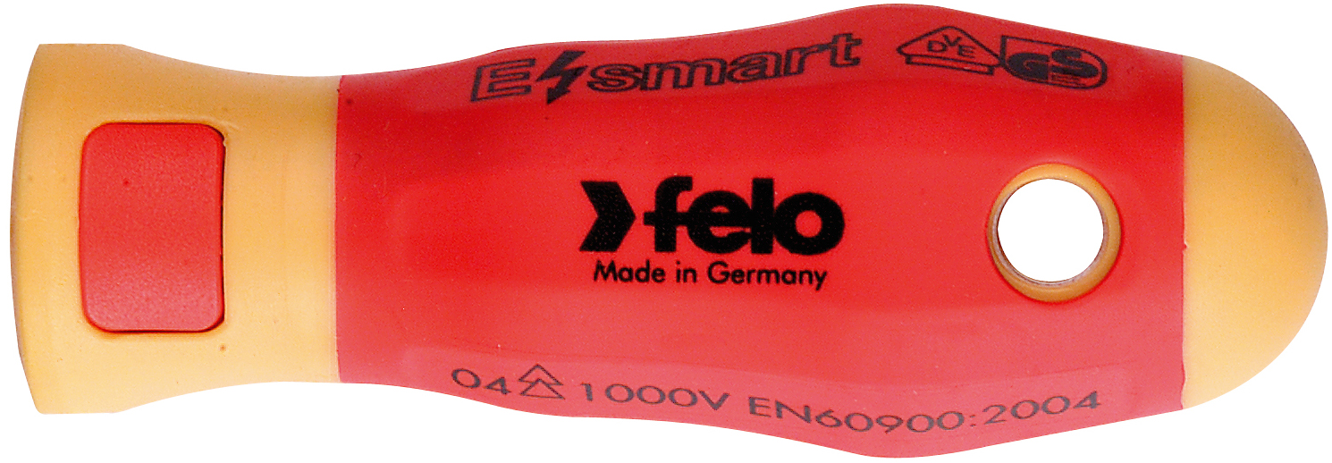 Felo Schraubendreher E-smart Griff Schraubenzieher Griff für patentieres Wechselklingen-System - Serie 063 VDE (FL-06310500) Bild-01