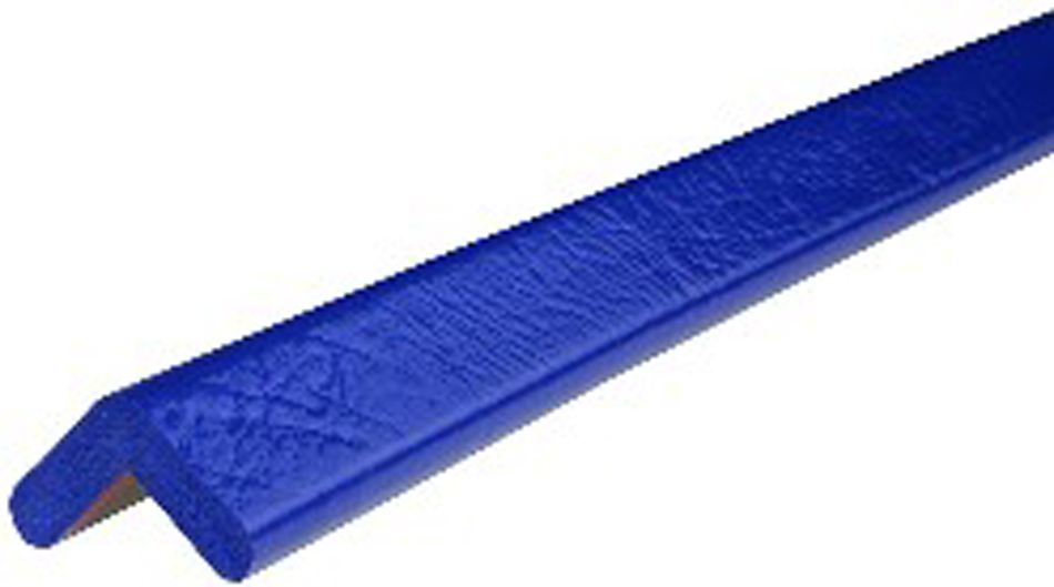 Knuffi Eckschutzprofil Typ E 26 x 26 mm blau PU - 1,00 m Standard Warnschutz Profil L-Winkel aus Polyurethan - Eckprofil einfarbig mit selbstklebenden Kanten (SM-PE-900201) Bild-01