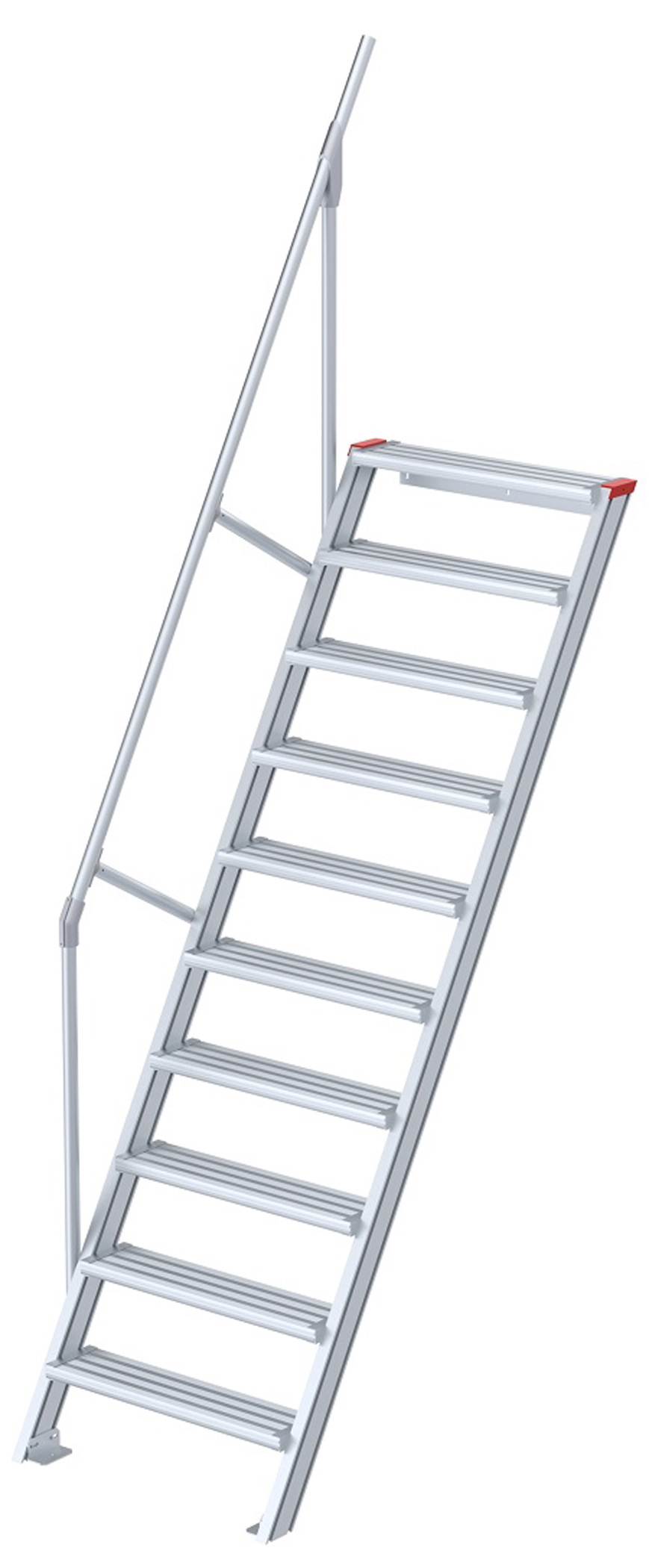 euroline Alu-Treppe 60° 10 Stufen - 600 mm