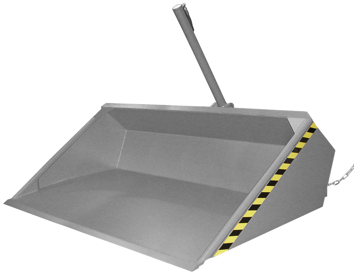 Bauer Staplerschaufel DGS-1200 - RAL 7005 Schaufel mit Hydraulikanschluss 1200 Liter für Stapler - Schuttschaufel | Schneeschaufel mausgrau pulverbeschichtet (BA-4489-03-0000-5) Bild-01