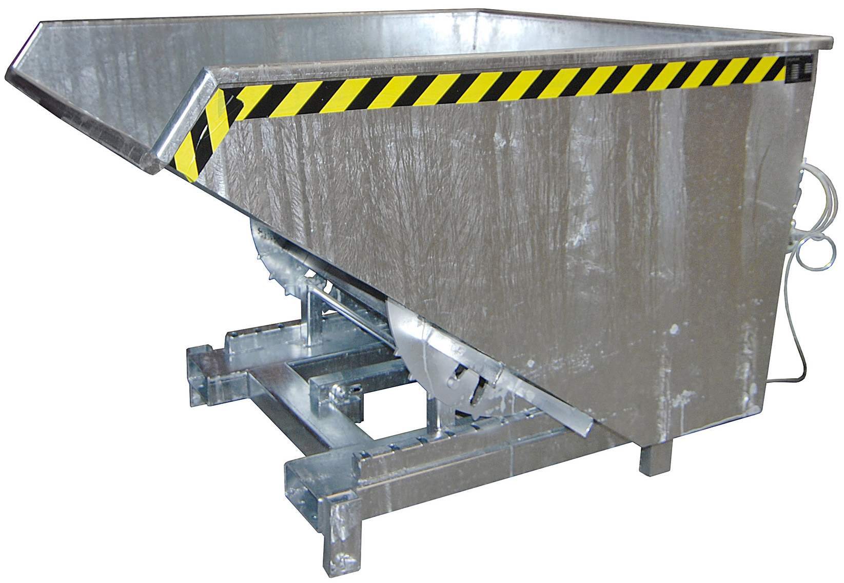 Bauer Schwerlastkipper SK-900 - verzinkt Kippmulde 900 Liter für Stapler - Kippcontainer Stahl verzinkt (BA-4498-22-0000-7) Bild-01